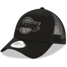New Era Mens 9FORTY Los Angeles Lakers Trucker Cap - Black