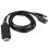 2X USB Hembra A  Macho Hdtv Cable de Adaptador para  7/7Plus/6S 6 2