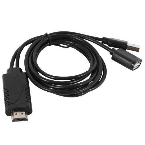 2X USB Hembra A  Macho Hdtv Cable de Adaptador para  7/7Plus/6S 6 1