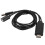 2X USB Hembra A  Macho Hdtv Cable de Adaptador para  7/7Plus/6S 6 3