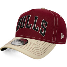 New Era Mens 9FORTY NBA Chicago Bulls Baseball Cap - Dark Red