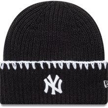 New Era Mens KNIT MEDIUM New York Yankees Beanie Hat - Black - One Size