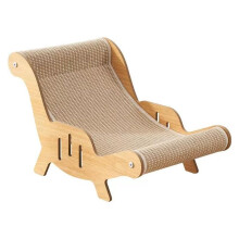 Sisal Pet Cat Scratcher Lounger Sofa Cardboard Kitten Scratching Sleep Bed Pad