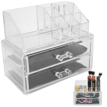 Make-up Organizer Set durchsichtig