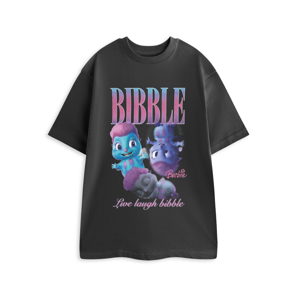 Barbie (Small) Short Sleeved T-Shirt (Womens Black)