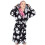 Disney (Medium) Disney The Nightmare Before Christmas Bathrobe (Womens Black) 1