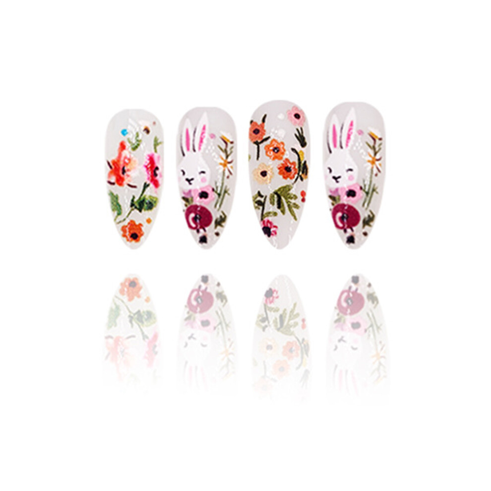 Reach-Tools Flower Easter Press-On Nails For Women