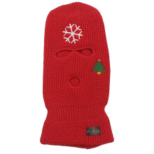 Gestrickte Winter-Sturmhaube warm