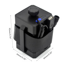 Batteriebox 4x26650 16V Eingang USB 5V