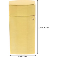 2pcs Metal isqueiro caixa Vintage isqueiro caso organizador tocha carregando caso para viagens ao ar livre