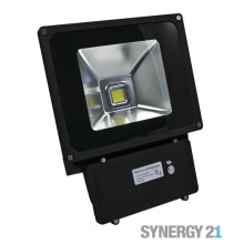Synergy 21 LED Outdoor Objektstrahler 80W schwarzes Gehäuse - kaltweiß V2
