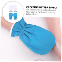 2pairs reutilizável lavavel parafina Mitts Luvas esfoliantes para Luvas de cera portátil de queroterapia