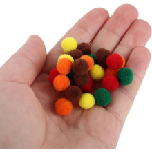 2000pcs Mini Pom Poms Bolas decorativas para artesanatos DIY guirlandas ornamentos de Natal Decoração da festa do dia dos namorados