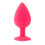 Toosh Pink Silicone Butt Plug Large 1