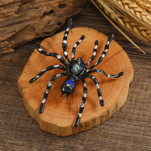 (Black) Spider Brooch Pin for Women & Men Jewelry
