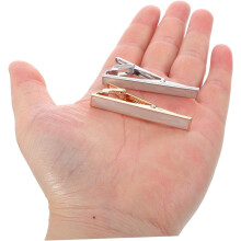 Clip de gravata de 2pcs Clips de gravata de homens Metal decorativo de negócios para banquete de festa de casamento