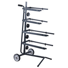 SwitZer Masking Paper Dispenser Tree 4-Tier Mobile Masking Film & Tape Stand