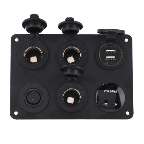 Wasserdichtes 6-fach Schalterpanel LED