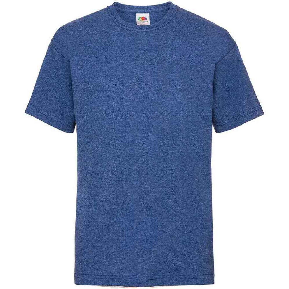 Fruit Of The Loom (3-4 Years, Retro Heather Royal) Childrens/Kids Valueweight T-Shirt
