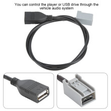 Mitsubishi Lancer USB Audiokabel 62cm 09