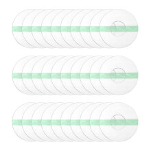 30 PièCes/Ensemble de Patchs de Capteur de Sport Protecteur de Patchs AdhéSifs Freestyle Clair éTanche Couvercle de Protection de Capteur Rond