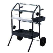 SwitZer Mobile Masking Paper Dispenser Trolley 2-Roll Masking Film & Tape Stand