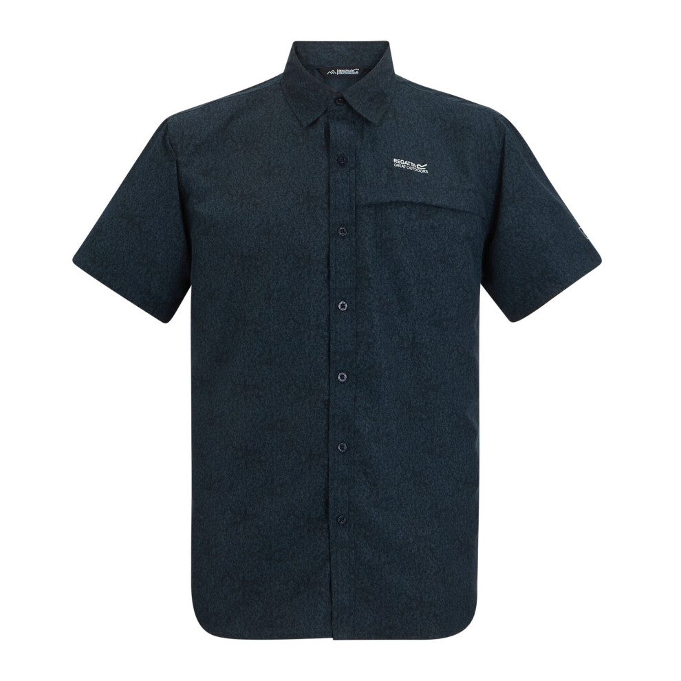 Regatta (L, Night Sky) Mens Mindano Textured Shirt