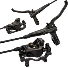 Hydraulic Disc Brake Set for Mountain Bike Oil Pressure Brake Calipers & Brake Levers Complete Hydraulic Braking Kit