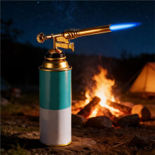 Portable Welding Torch Strong High Temp Flame for Metal Soldering Outdoor BBQ Setup