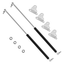 500mm Gas Struts 100lb/300N Heavy Duty Gas Springs, 2 Pack Lift Supports with Mounting Brackets for Boat Covers, Cabinets, Trailer Doors & Tool Boxes