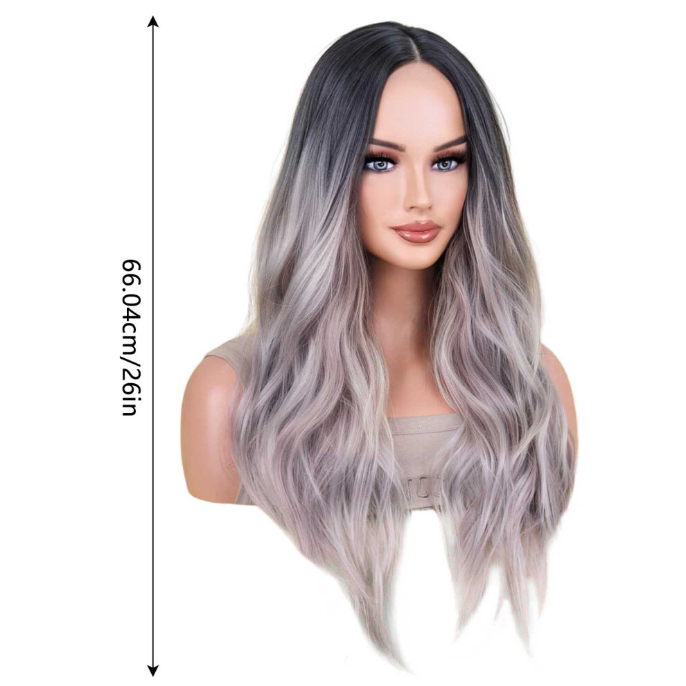 Phui-Pet-Supplies 26\" Wavy Hair Wig For Weddings & Parties
