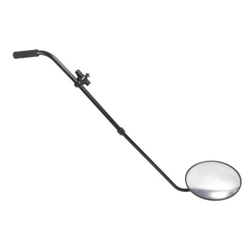 Undercarriage Inspection Mirror,Magnifying Under Vehicle Inspection Security Mirror Waterproof Foldable Adjustable Angle 2
