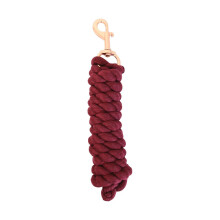 (2m, Maroon/Rose Gold) Hy Horse Lead Rope