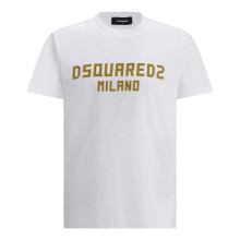 (L, White) DSquared2 Mens Milano Cotton T-Shirt