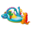 Parque aquático infantil Dinoland com escorregador e fonte 4