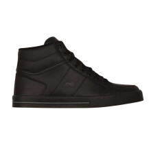(7 UK, Black/Charcoal) Lonsdale Mens Canons Flat Trainers