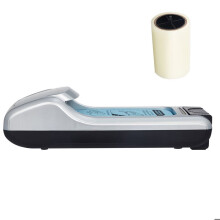 Distributeur Automatique de Couvre-chaussures-Duoku-Argent-avec 1 Rouleau de 600 Pièces Membranes Jetables Antidérapantes
