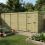 18 x 7 Pent Shed Tanalised (Single Door, No Windows) 1