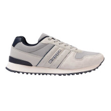(10 UK, Light Grey/Navy) Kappa Mens Trainers