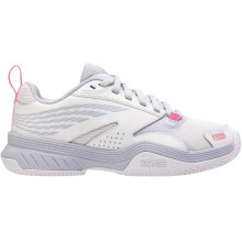 (7 UK, White/Pink) K-Swiss Womens/Ladies SpeedEx Padel Shoes