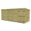 18 x 8 Pent Shed Tanalised (Double Door, No Windows) 2