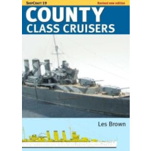 Shipcraft 19 County Class Cruisers by Les Brown Paperback Book