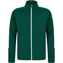 (5-6 Years, Bottle/White) Finden & Hales Childrens/Kids Knitted Track Top