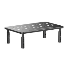 Adjustable Desktop Monitor Stand - Display Stand Screen Rack Holder for Office, Studio, Study & Students Black