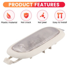 Beige Roof Dome Light with Reading Map Lamp 5JG55DW1AD 5JG55HDAAD for Compass Chrylsler 5JG58TL2AD