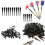 300Pcs Plastic Dart Tips 2BA Thread 14