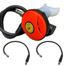 Diving Respirator Regulator Spare Second Stage 126 Bite Diving Mouthpiece Spare Tube