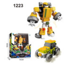 (Style I)15cm Robot Transformer Toy Various Style Fast Fighter Aircraft Tractor Tank Train Cartoon Model Toy Collectible Robot Children