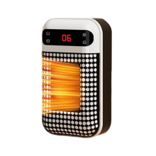 Electric Wall Space Heater Portable Warmer for Indoor 500W Heater for Winter Home Heater with LED Display EU Plug White