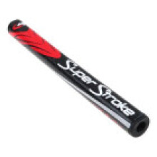 (Black Red)Punho de prática de golfe espuma PU antiderrapante alça fina treinamento jogo prática de precisão